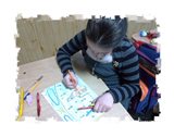 Les &eacute;l&egrave;ves dessinent